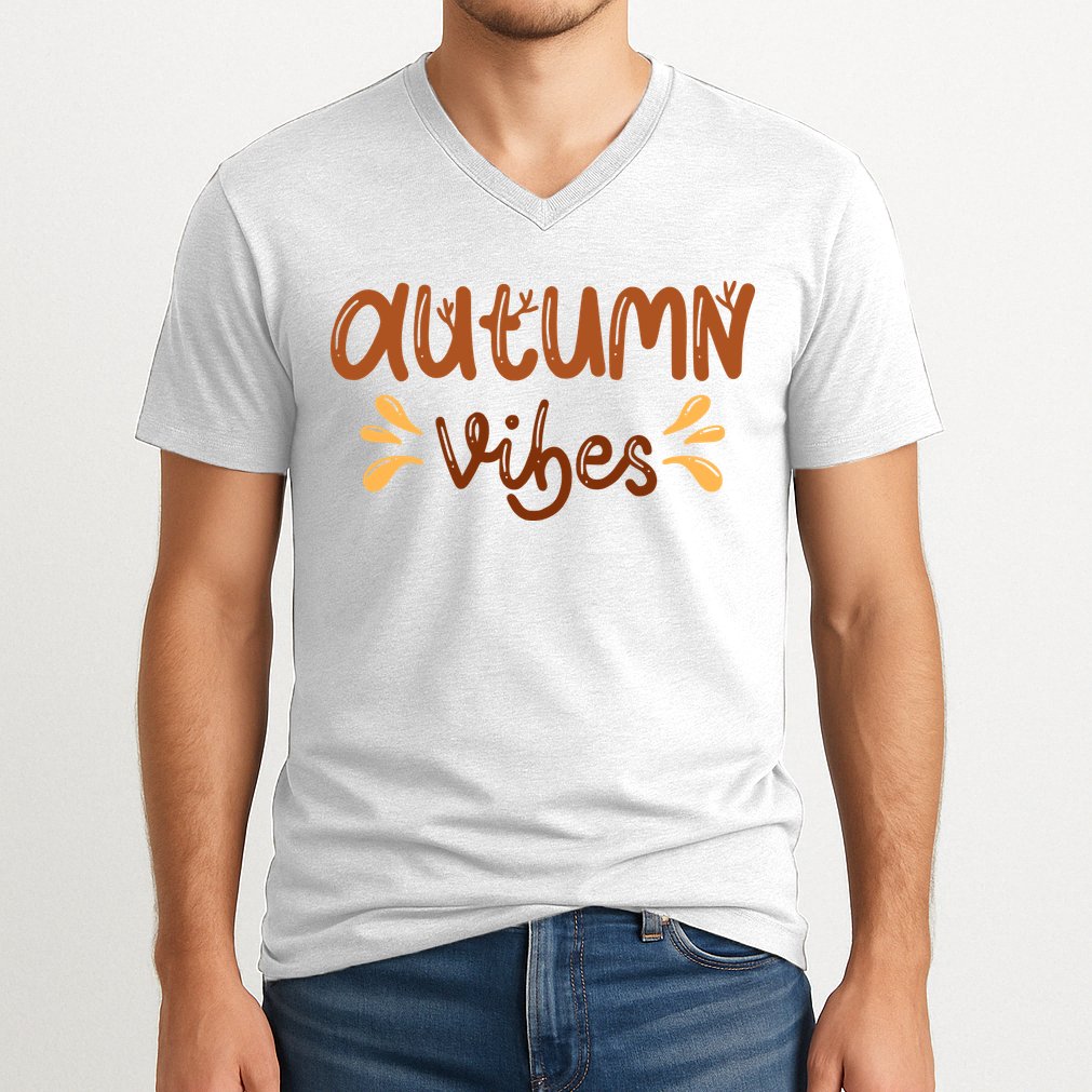 Autumn Vibes V-Neck T-Shirt