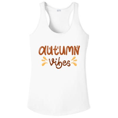 Autumn Vibes Ladies PosiCharge Competitor Racerback Tank