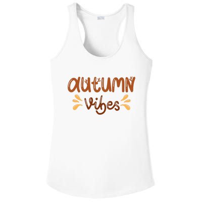 Autumn Vibes Ladies PosiCharge Competitor Racerback Tank