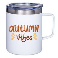 Autumn Vibes 12oz Stainless Steel Coffee Mug