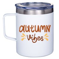 Autumn Vibes 12oz Stainless Steel Coffee Mug