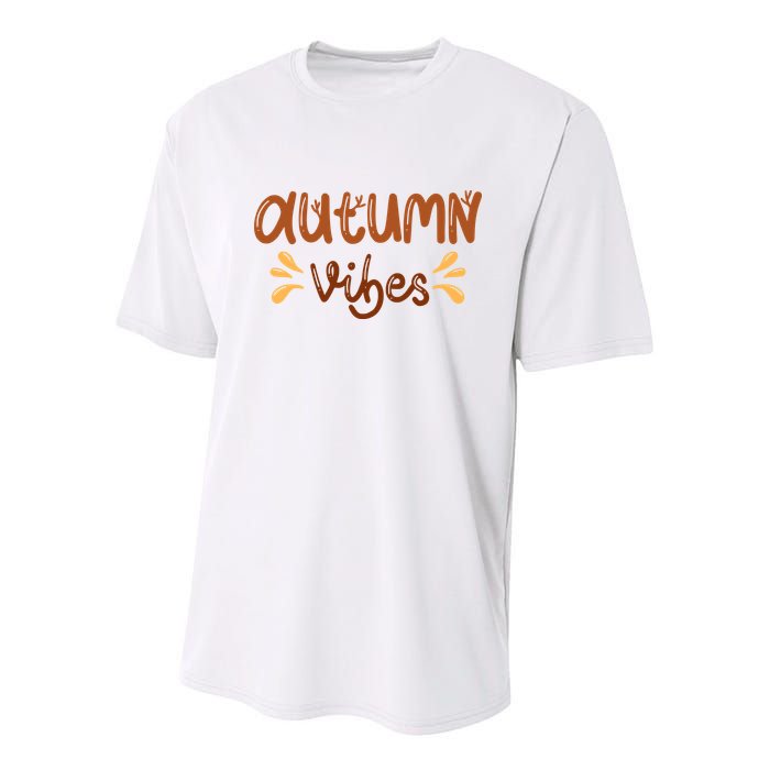 Autumn Vibes Youth Performance Sprint T-Shirt