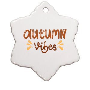 Autumn Vibes Ceramic Star Ornament