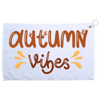 Autumn Vibes Grommeted Golf Towel