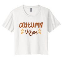 Autumn Vibes Women's Crop Top Tee