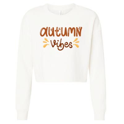 Autumn Vibes Cropped Pullover Crew
