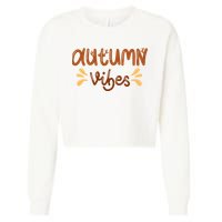 Autumn Vibes Cropped Pullover Crew