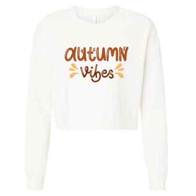 Autumn Vibes Cropped Pullover Crew