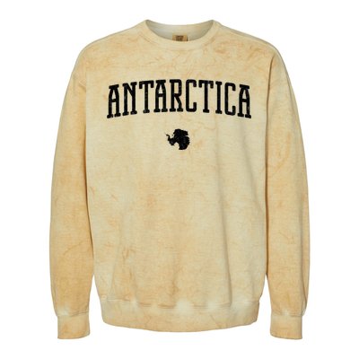 Antarctica Vintage Colorblast Crewneck Sweatshirt