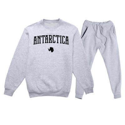 Antarctica Vintage Premium Crewneck Sweatsuit Set