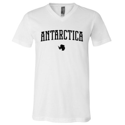 Antarctica Vintage V-Neck T-Shirt