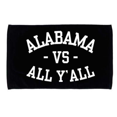 Alabama Vs All Y’All Sports Vintage Southern Microfiber Hand Towel