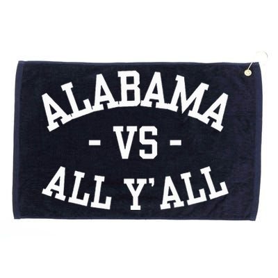 Alabama Vs All Y’All Sports Vintage Southern Grommeted Golf Towel