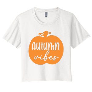 Autumn Vibes Women's Crop Top Tee