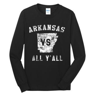 Arkansas Vs All Yall For YAll Tall Long Sleeve T-Shirt