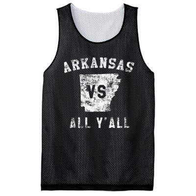 Arkansas Vs All Yall For YAll Mesh Reversible Basketball Jersey Tank