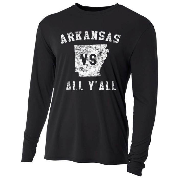 Arkansas Vs All Yall For YAll Cooling Performance Long Sleeve Crew