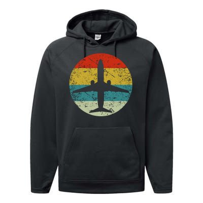 Airplane Vintage Performance Fleece Hoodie