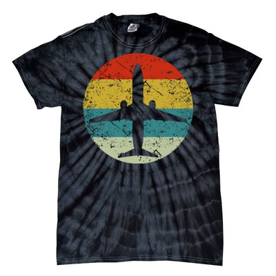 Airplane Vintage Tie-Dye T-Shirt