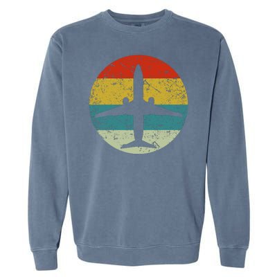 Airplane Vintage Garment-Dyed Sweatshirt