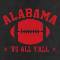 Alabama Vs All YAll Alabama State Adult Drive Performance Visor