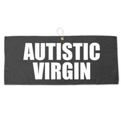 Autistic Virgin Large Microfiber Waffle Golf Towel