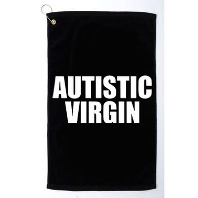 Autistic Virgin Platinum Collection Golf Towel