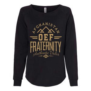 Army Veteran Afghanistan Soldier Oef Enduring Freedom Alumni Gift Womens California Wash Sweatshirt