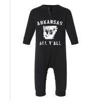 Arkansas Vs All Yall For Yall Funny Infant Fleece One Piece