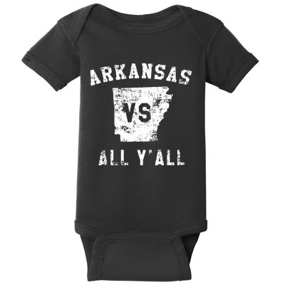 Arkansas Vs All Yall For Yall Funny Baby Bodysuit