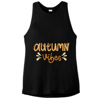 Autumn Vibes Ladies PosiCharge Tri-Blend Wicking Tank
