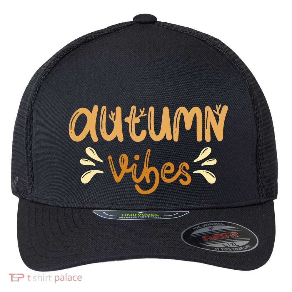 Autumn Vibes Flexfit Unipanel Trucker Cap