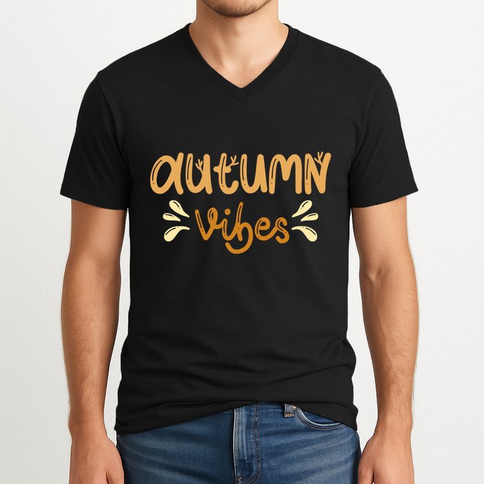 Autumn Vibes V-Neck T-Shirt