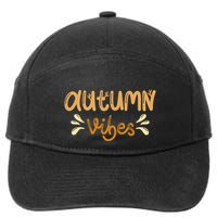 Autumn Vibes 7-Panel Snapback Hat
