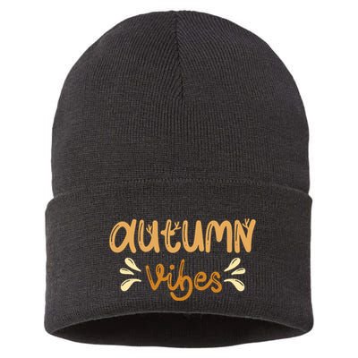 Autumn Vibes Sustainable Knit Beanie
