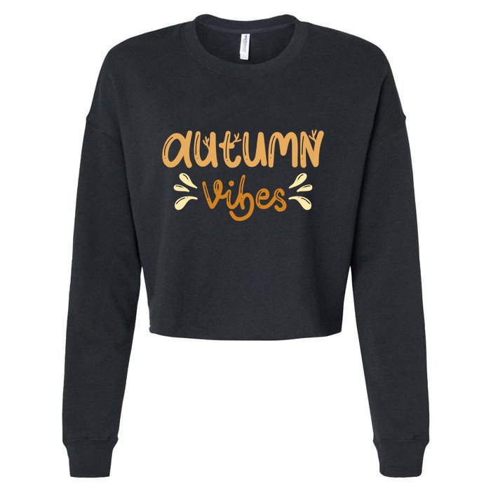 Autumn Vibes Cropped Pullover Crew