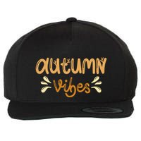 Autumn Vibes Wool Snapback Cap