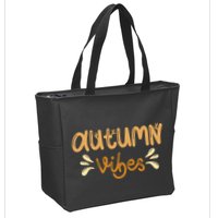 Autumn Vibes Zip Tote Bag