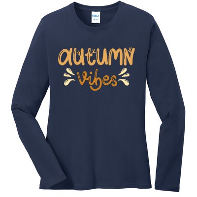 Autumn Vibes Ladies Long Sleeve Shirt