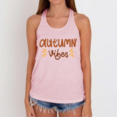 Autumn Vibes Women's Knotted Racerback Tank