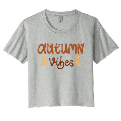 Autumn Vibes Women's Crop Top Tee