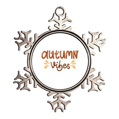 Autumn Vibes Metallic Star Ornament