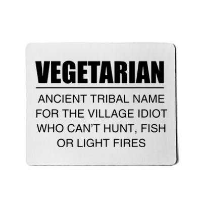 Anti Vegetarian Anti Vegan Mousepad