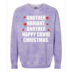 Another Variant Another Happy Covid Christmas Colorblast Crewneck Sweatshirt