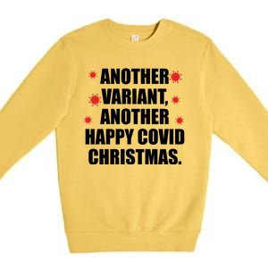 Another Variant Another Happy Covid Christmas Premium Crewneck Sweatshirt