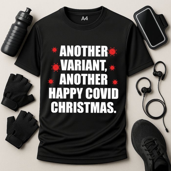 Another Variant Another Happy Covid Christmas Cooling Performance Crew T-Shirt