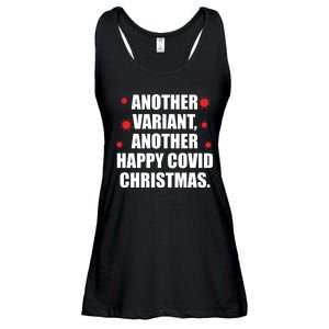 Another Variant Another Happy Covid Christmas Ladies Essential Flowy Tank