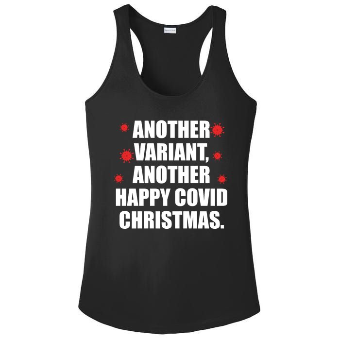 Another Variant Another Happy Covid Christmas Ladies PosiCharge Competitor Racerback Tank