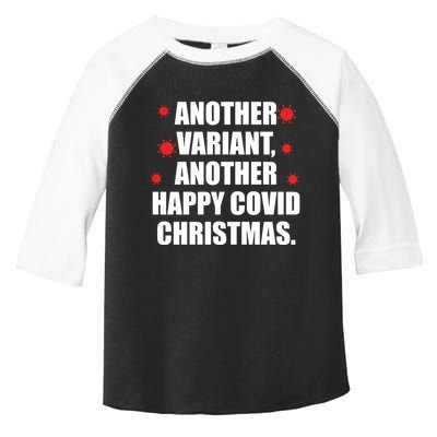 Another Variant Another Happy Covid Christmas Toddler Fine Jersey T-Shirt