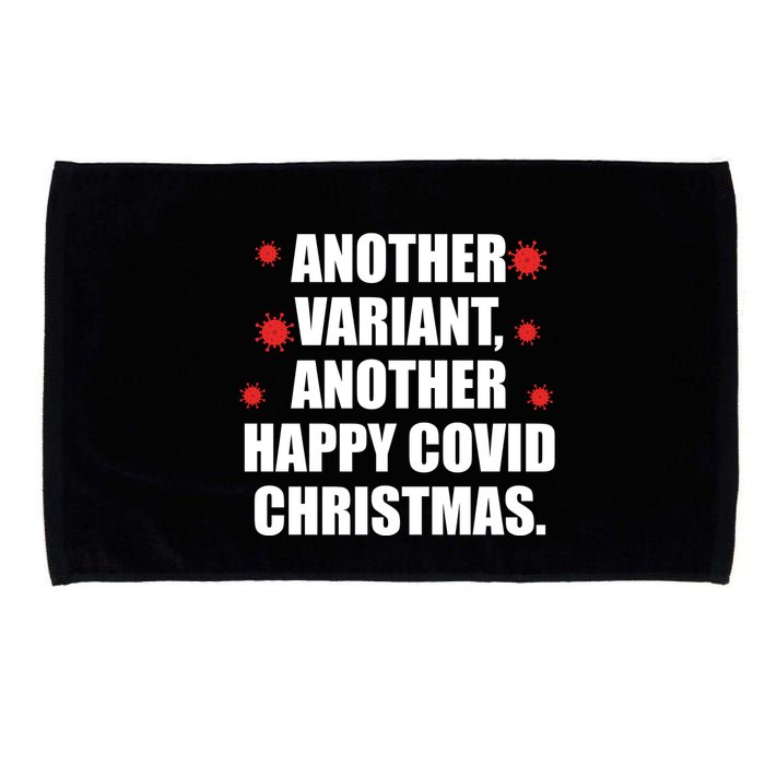 Another Variant Another Happy Covid Christmas Microfiber Hand Towel